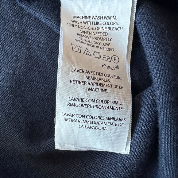 Polo Ralph Lauren Mens Large Polo Shirt Custom Slim Fit Mesh Polo Navy Blue - Picture 7 of 7